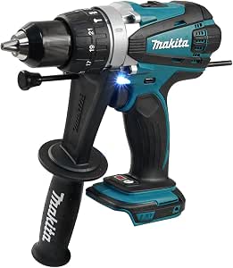 MAKITA CORDLESS PERCUSSION DRILL 18 V 13 MM 58/91 NM (PRODUCT ONLY) - DHP458Z - Image 1