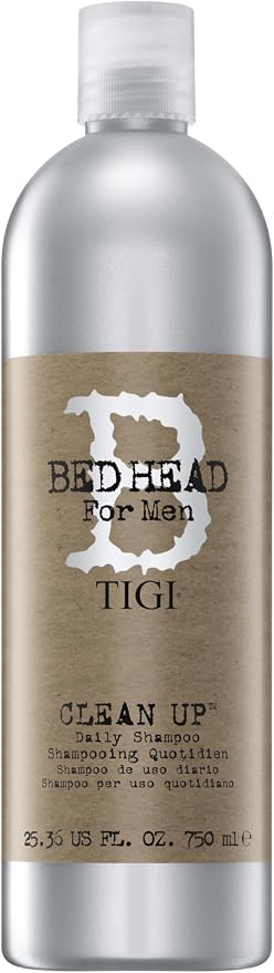 Bed Head for Men by Tigi Clean Up Daily Shampoo for Men, For Normal Hair, 750 ml - Image 1