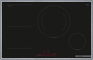 Bosch PVS845HB1E Series 6 Smart Induction Hob, Freestanding, 80 cm wide, Combination, Two Cooking Zones, 11" Induction Cooking Area, Peripheral Frame, Control          [Energy Class B] - Image 1