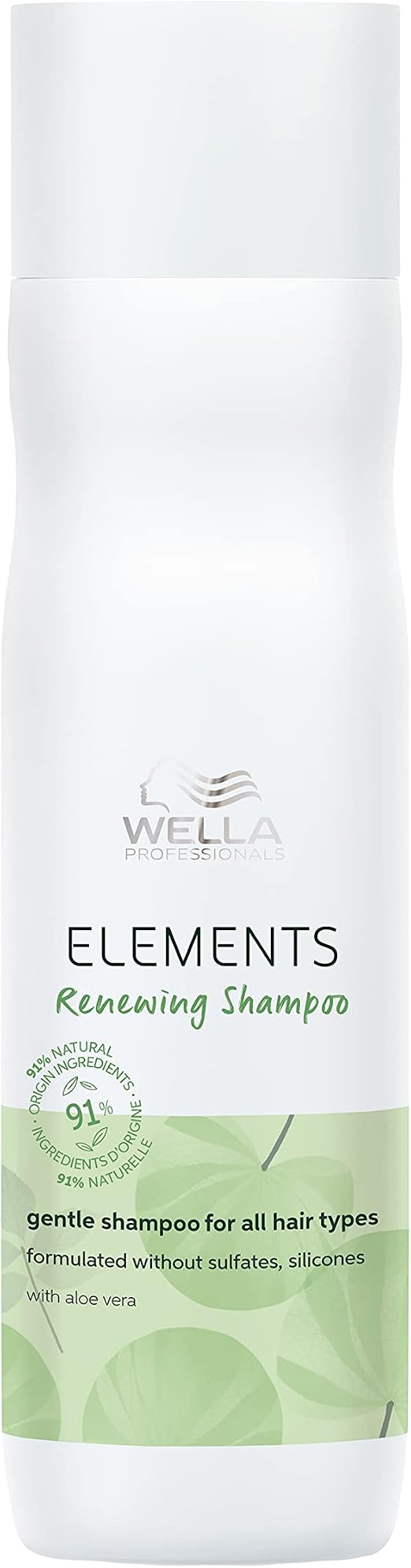 Wella Professionals Elements Regenerating Moisturizing Sulphate-free Shampoo - Softness & Shine - Enriched with Aloe Vera - All Hair Types (250 ml) - Image 1