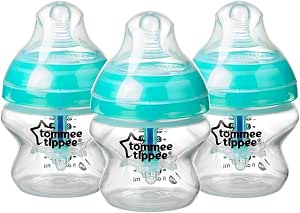 Tommee Tippee Advanced Anti-Colic Bottle, 150 ml, Pack of 3 - Image 1