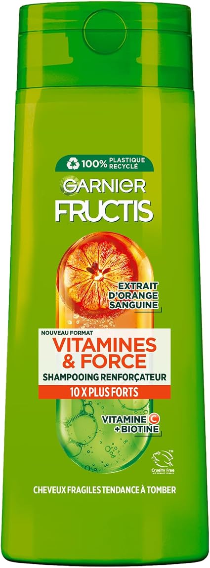 FRUCTIS VITAMINS & FORCE SHAMPOO 300ML - Image 1