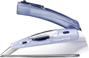 Rowenta First Class DA 1510 - Reisedampfbügeleisen - Stainless Steel 200 Microsteam Grundplatte - 1000 W - Hellblau - Image 1