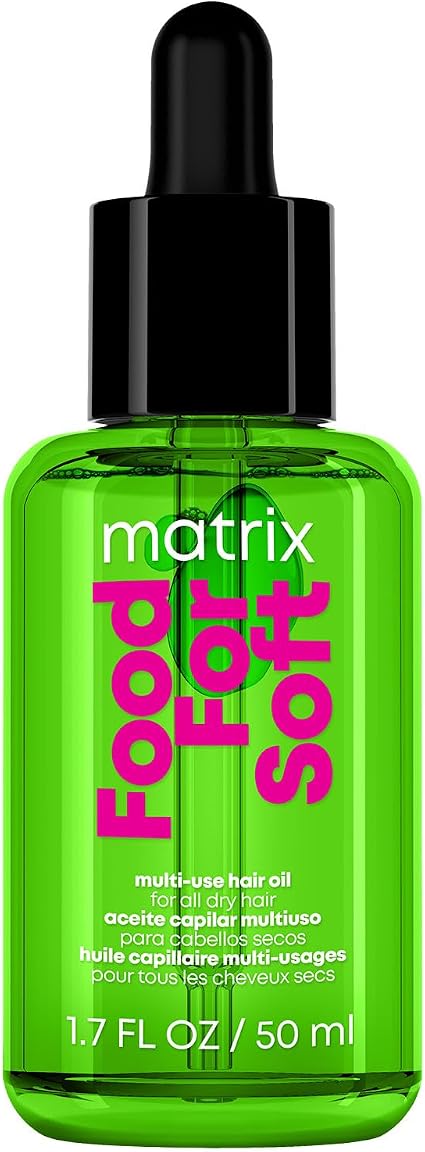 Matrix Food For Soft Serum 50 ml | Sérum huile multi-usage pour cheveux secs et cassants | Lisse, hydrate et fait briller | à l'huile d'avocat | Protection thermique - Image 1