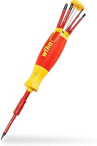 Wiha Destornillador con cargador LiftUp electric 2831-09021 LiftUp electric; Schlitz, PH, SL/PZ 6tlg Red - Image 1
