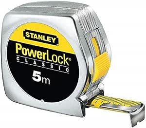 STANLEY 1-33-191 Flexómetro Powerlock Classic 5m x 19mm sin agujero, Silver - Image 1