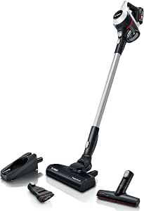 Bosch Household Appliances Unlimited 6, BCS611AM, Wireless Rechargeable Broom Vacuum Cleaner, 30 Min, Performance on Different Floor Types, Accessories Included, White - Image 1