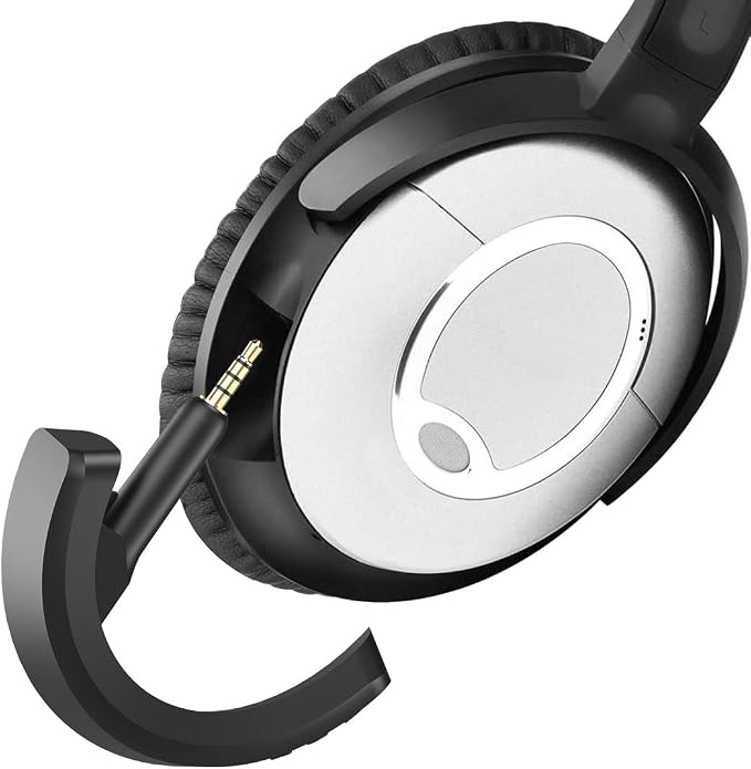 aptX Bluetooth 5.0 Wireless Adapter for Bose QuietComfort QC 15 and QC 2 with Mic and Volume Control Black - Image 1