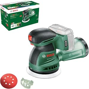 Bosch UniversalOrbit 18V-20 Cordless Orbital Sander (sanding medium and large wooden surfaces or varnished or painted surfaces; diameter: 125 mm; 18V system; without battery) - Image 1