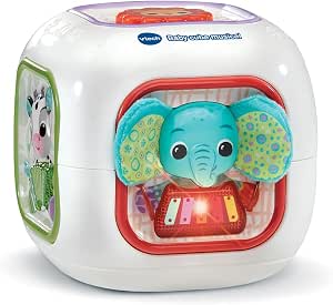 VTech - Baby Musical Cube, Interactive and Musical Activity Cube, Musical Animals, Instruments, Classical Music and Rhymes, Fine Motor Skills Game, Baby Gift from 6 Months - Image 1