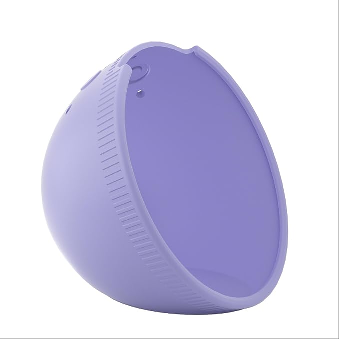 GIOPUEY Slim Case Compatible with Amazon Echo Pop, Silicone Material – Purple - Image 1