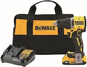 Dewalt DCD794D1 20V MAX ATOMIC Compact Series Brushless Lithium-Ion 1/2 Inch Cordless Drill Driver Kit (2 Ah) - Image 1