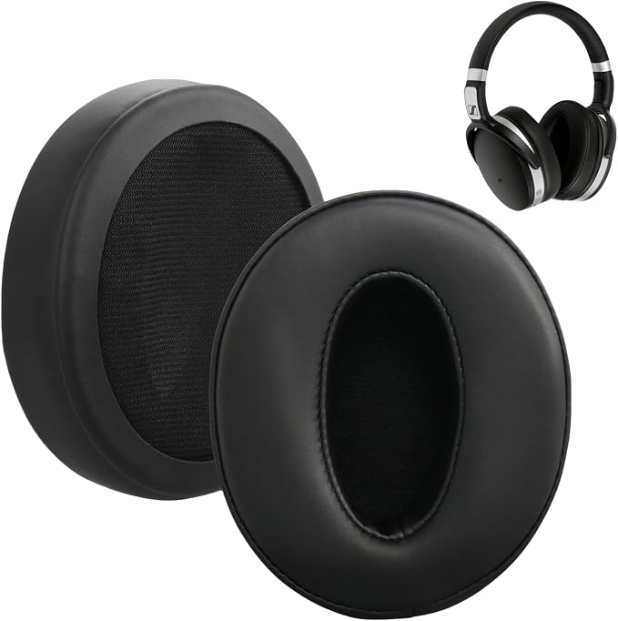 1 Pair Ear Pads for Sennheiser HD4.50, HD4.50BT, HD 4.50BTNC, HD4.50SE, HD350BT, HD300, HD4.40BT, HD4.30G, HD4.20S, HD458BT, HD450, HD 450BT, HD400S, with Sound Insulation Foam - Image 1