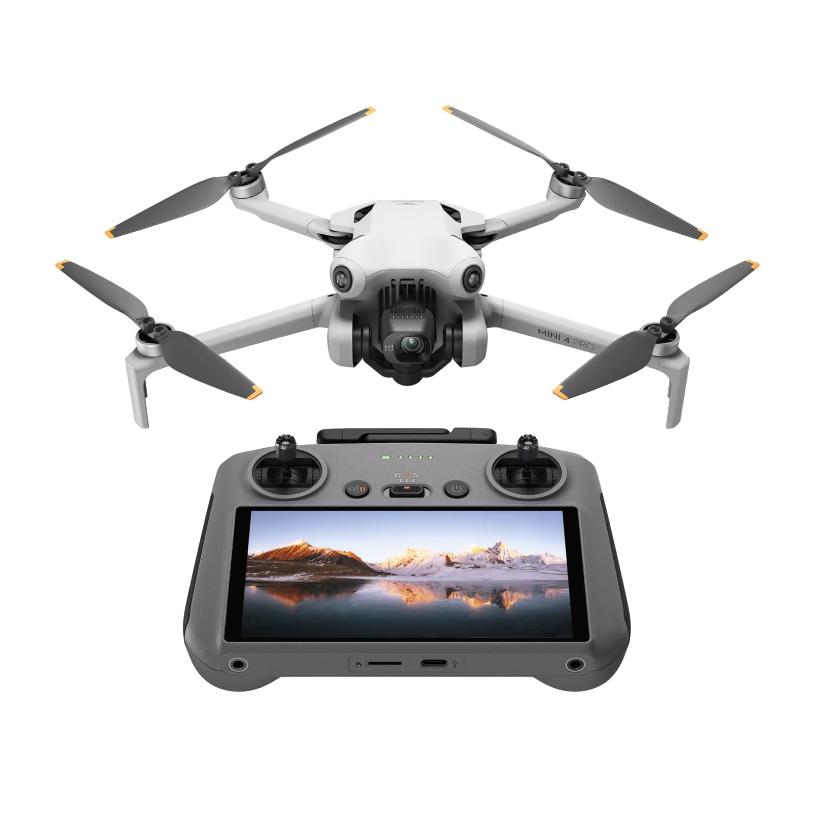 DJI Mini 4 Pro (DJI RC 2), Foldable Mini Drone with 4K Camera for Adults, Under 0.549 lb/249g, Flight Time 34min, 20km Video Transmission, Omnidirectional Detection, C0 - Image 1