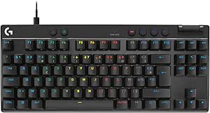 Logitech G PRO X TKL RAPID, Wired Gaming Keyboard, No Numeric Keypad, Magnetic Analog Keys, Quick Release Mode, Adjustable Actuation and Customizable RGB - FRA AZERTY - Black - Image 1