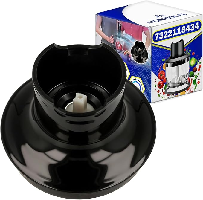 MONTERAL Blender Gearbox Cover with Original Code 7322115434 for Bowl HC 350 ML for Braun Multiquick - 10 Year Warranty - Image 1