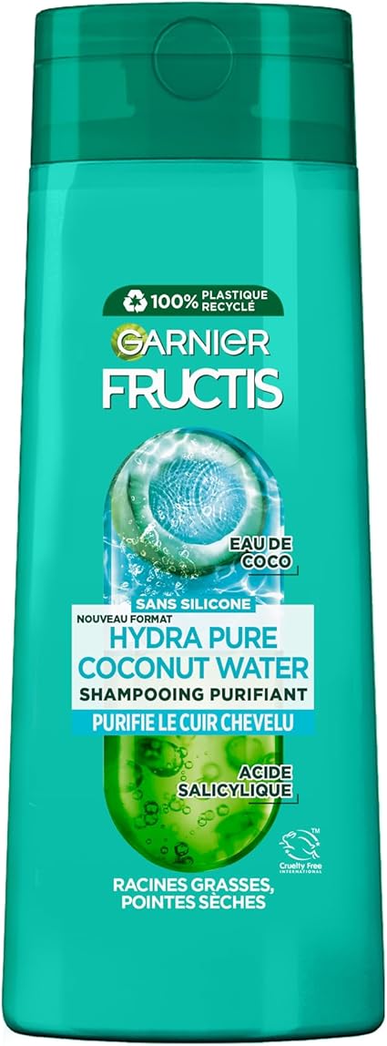 FRUCTIS HYDRA PURE COCONUT SHAMPOO 300ML - Image 1