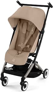CYBEX Gold Libelle Pushchair with One-Hand Adjustable Harness, 6 Months to 4 Years Approx. (Max 22 kg), Ultra Light (Only 6 kg), Almond Beige - Image 1