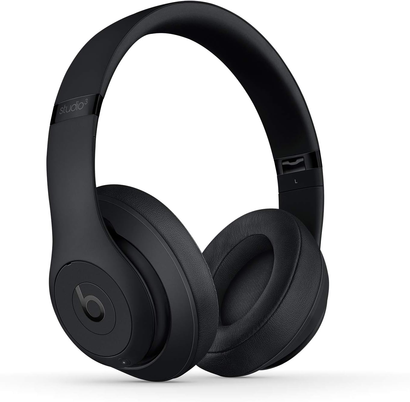 Beats Studio3 Casque circumauriculaire sans Fil avec réduction du Bruit - Puce Apple W1 pour Casques et écouteurs, Bluetooth Classe 1, Mode Réduction Active du Bruit, 22 Heures d'écoute - Noir Mat - Image 1