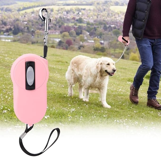 Cosiki Dirige de Chien Rétractable, Flexi Dog Dips avec visibilité Nocturne Tapis Réfléchissant Mini Automatique Télescopic Nylon Laish Extensible Chien de pour Animaux de Compagnie Extérieur (Pink) - Image 1