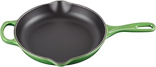 LE CREUSET Signature Poêle à frire et à servir en fonte, Ronde, Ø 23 cm, Pour tous types de cuisinières, y compris induction, 1,93 kg, Bambou, 20182234080422 - Image 1
