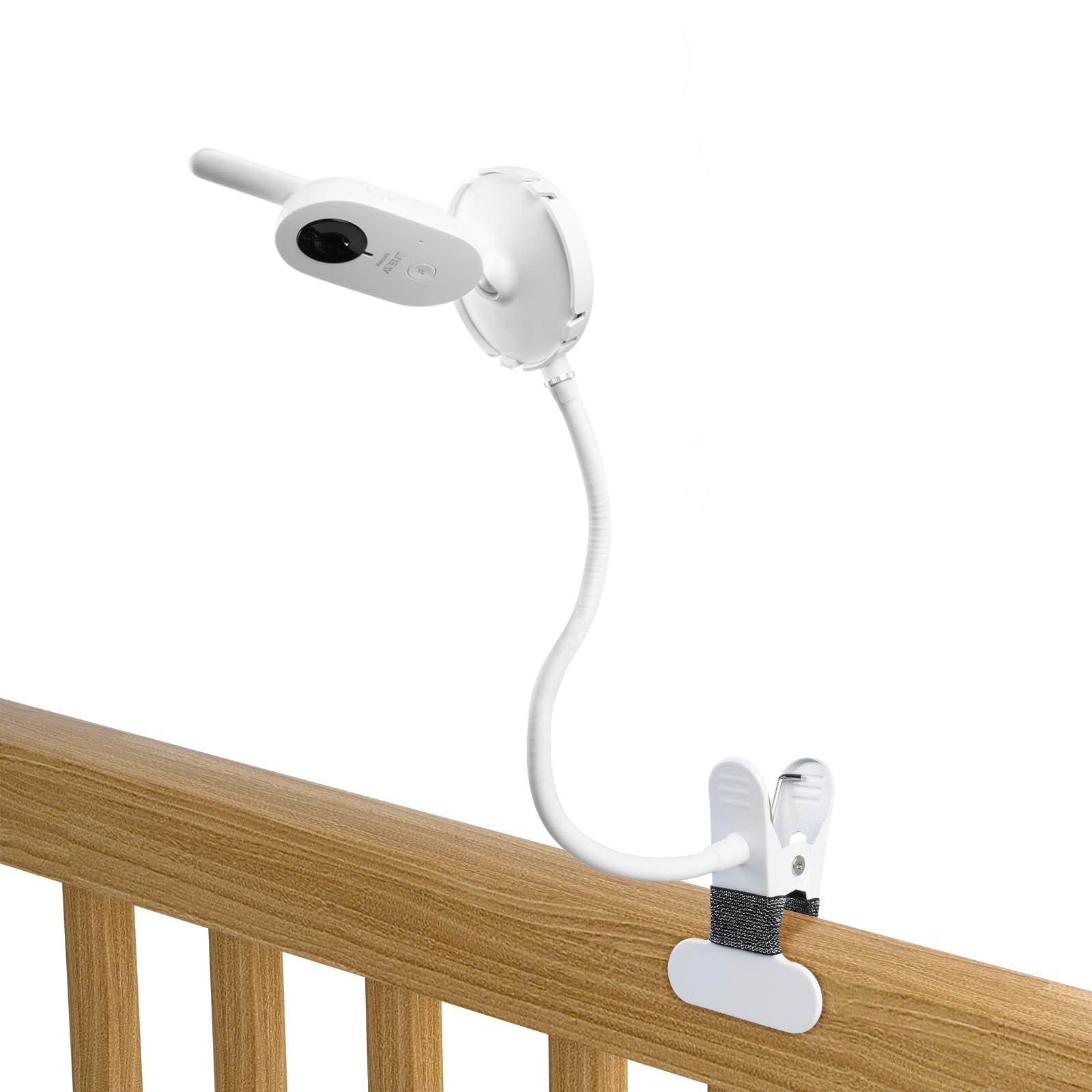 BECEMURU Versatile Flexible Clamp Mount with 1/4 Screw Connection Docking Station Compatible with Philips Avent Video Baby Monitor SCD843/26, SCD833/26, SCD881/26,SCD891/26 - Image 1