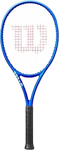 Wilson Ultra 100L V5 Adult Tennis Rackets - Strung with Sensation 16 Natural Medium Tension - Image 1