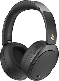 W80 Wired and Wireless Over-Ear Headphones - ANC Hybrid Noise Reduction -49dB, Hi-Res LDAC, 65h Battery Life, AI Calls, Bluetooth 5.4, Multipoint, Quick Charge - Black - Image 1
