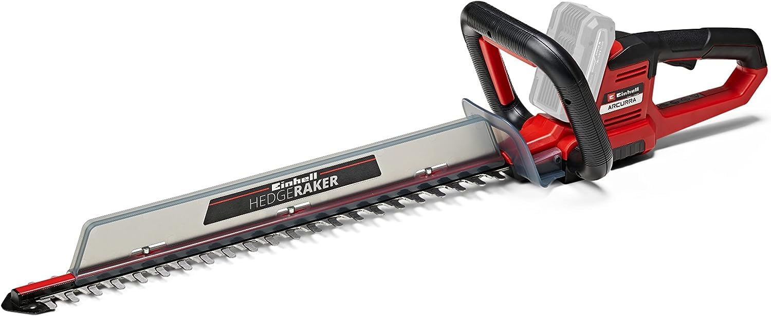 Einhell ARCURRA 18/55 Cordless Hedge Trimmer - Solo Power-X-Change (18V, Cutting Length 55cm, Trimmer Collector) Delivered without Battery or Charger - Image 1