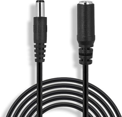 Wicked Chili 3m DC Extension Cable Compatible with Philips Hue Brigde Bridge V2 and V 2.1 (Only Fits Square Bridge Model No. 3241312018 and 3241312018A) Extension Cable for AC Adapter - Image 1
