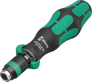 Wera 05051493001 838 RA-R M Bit holder with ratchet function, 1/4", 1/4" x 123.5 mm - Image 1