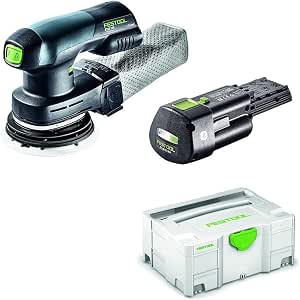 Festool Cordless Orbital Sander ETSC 125 Li-Basic + BP 18 Li 3.1 Ergo-I 577030 - Image 1