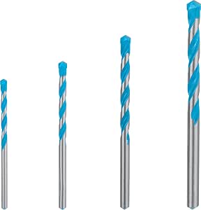 Bosch 4x EXPERT CYL-9 MultiConstruction Drill Sets (for Concrete, Soft Tile, Ø 4-8 mm, Professional Accessory Drill/Impact Driver, Rotary Drills/Screwdrivers) - Image 1