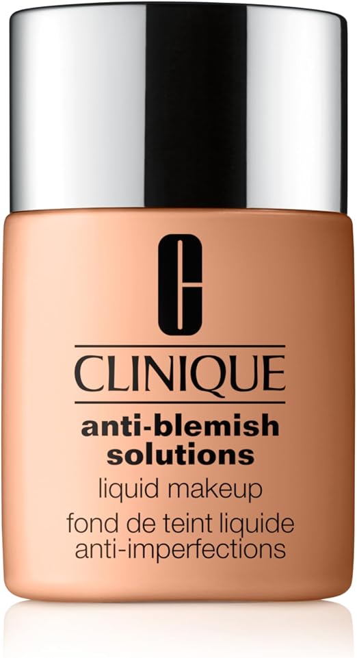 Clinique Anti-Blemish Solutions Fond de Teint Liquide à l'Acide Salicylique Pour Peaux Mixtes à Grasses | Couvrance Moyenne, Fini Mat Naturel - Image 1