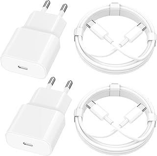 [Certifié Apple MFi] Chargeur iPhone 17, Rombica 4Pack 20W USB-C Secteur Adaptateurs Chargeur Mural Type-C Charge Rapide avec Câble Type-C De 2M pour iPhone 17/17 Air/17 Pro/17 Pro Max/16 Pro/15/iPad - Image 1
