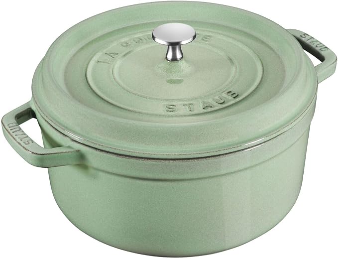 Staub 28 cm Sage Round Casserole Dish - Image 1