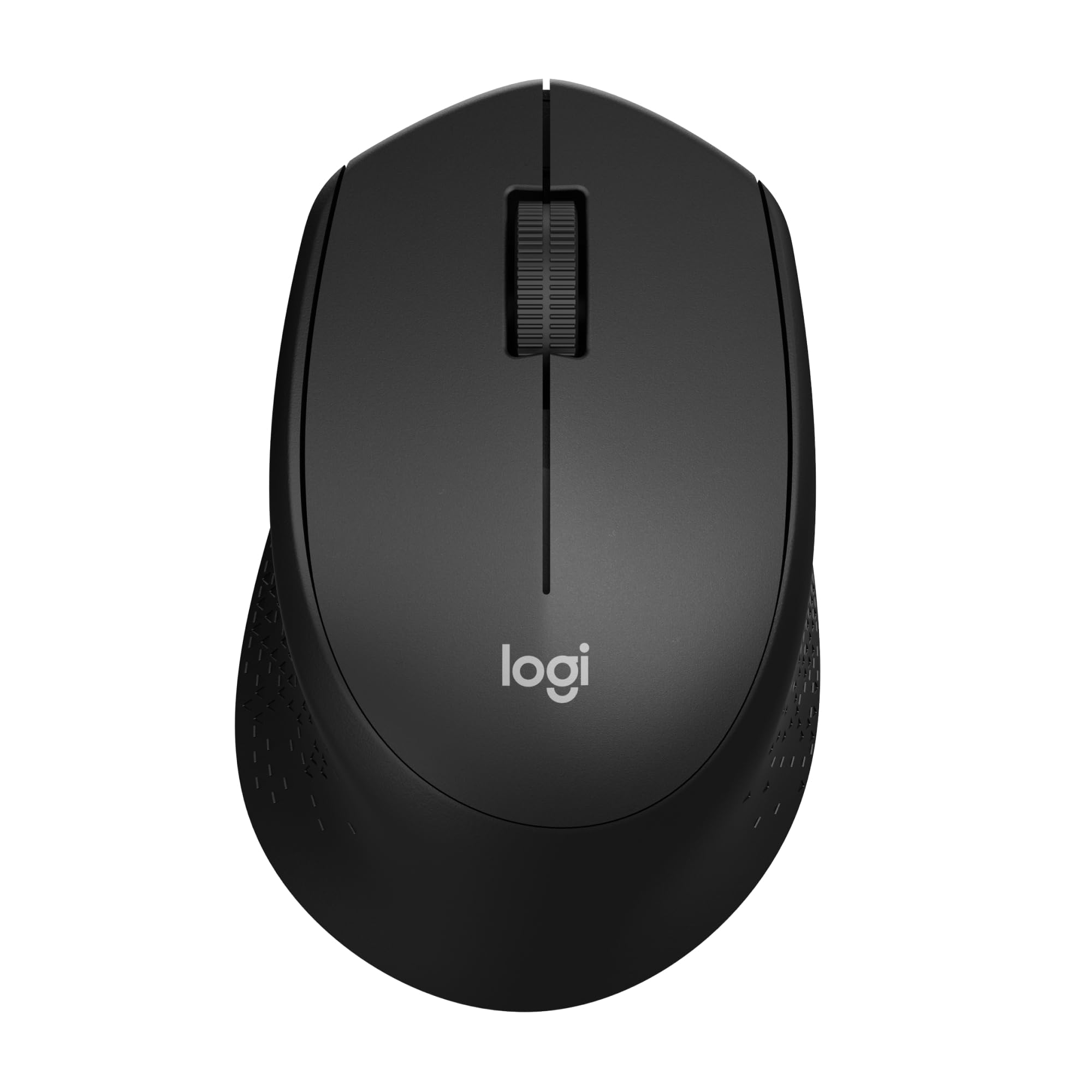 Logitech 910-004909 M330 Silent Plus Wireless Mouse, Nano USB Receiver 2.4GHz, Optical Sensor Resolution 1000 dpi, Battery Life 2 Years, Compatible with PC, Mac, Laptop, Chromebook, Black - Image 1