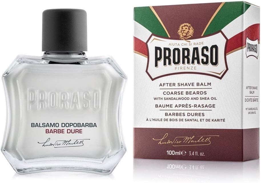 Proraso - Baume Après -rasage - Barbes Dures - à l'huile de bois de santal et de karité - 100 ml - Image 1
