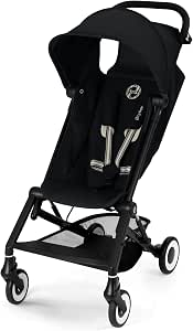 Cybex Gold AGIS Stroller 6 Months to 4 Years (22 kg Max.), Suitable as Hand Luggage, Magic Black - Image 1