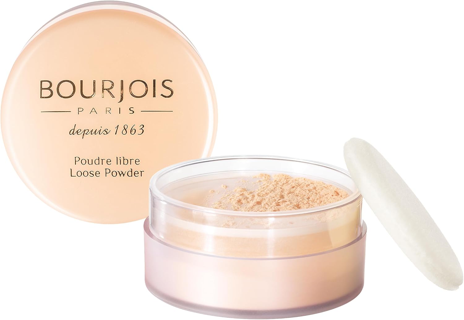 Bourjois - Poudre Libre - Fixe Le Maquillage, Pêche - 32 G - Image 1