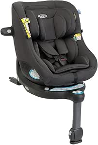 Graco - Turn2Me™ DLX i-Size R129 ISOFIX 2-in-1 Car Seat with 360° Rotation, 40 to 105 cm (from birth to approx. 4 years), Iron - Image 1