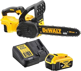 DEWALT - Tronçonneuse Élagueuse Brushless XR 18V 5Ah Li-Ion - DCM565P1-QW - Sans Fil avec Batterie / Chargeur et Poignée Ergonomique - Moteur 3750-4200tr/min - Vitesse de Chaine 7.68 m/s - Image 1