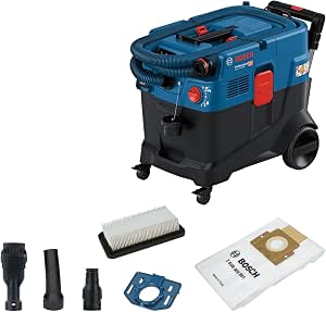Bosch Professional Gas 12-40 MA Multipurpose Vacuum Cleaner (1200 W, Automatic Filter Cleaning System (AFC), Including Main Filter, Hose, PT Adapter, Combi Brush) - Image 1