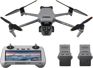 DJI DJI Mavic 3 Pro Fly More Bundle with DJI RC (Remote Control with Display), Three-Camera Headlight Drone with Hasselblad CMOS 4/3 Camera, 15km Video Transmission, Three Batt, Charging Station - Image 1