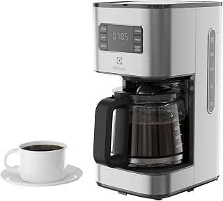 Filter coffee maker Create 5 E5CM1-6ST, Aroma selection and programmable timer, Power 1000 W, Insulated jug 1.38 L, Automatic shut-off, Stainless steel - Image 1