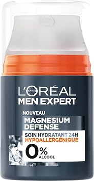 L'Oréal Paris Men Expert Magnesium Defense Hydrating 24H Hypoallergenic - Image 1