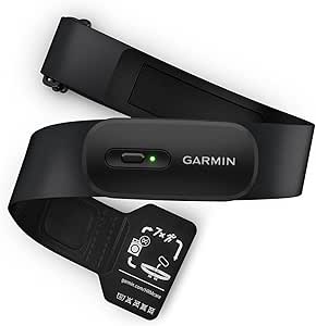 Garmin HRM 200 - Herzfrequenz-Brustgurt zur Messung präziser Herzfrequenz- und HFV-Daten, Batterielaufzeit Von BIS zu 1 Jahr, waschmaschinenfester Gurt, größenverstellbar, Größe M-XL - Image 1