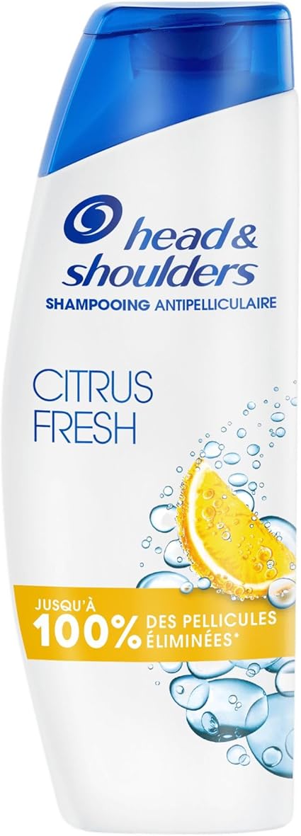 Head & Shoulders Citrus Fresh Anti-Dandruff Shampoo For Oily Hair 330 ml. Daily use. Up to 100% of dandruff eliminated, clinically proven - Image 1