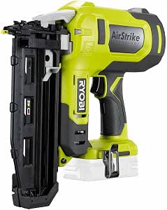 RYOBI - ONE+ R16GN18-0 18V Cordless Nailer - For Nails 19 to 64 mm - 1.6 mm Head, Shot or Burst Mode, Power Adjustment - Battery Not Included - Image 1