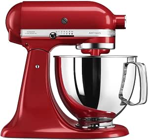 KitchenAid Artisan Pastry Mixer with Tilt Head and 3 Accessories and 4.8 L Stainless Steel Bowl - Empire Red - Image 1